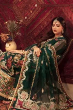 Gisele Sajni Wedding Collection Unstitched 3pc Suit D-05 RANI JEE - Image 6