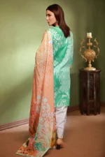 Gul Ahmed Unstitched Cambric Printed Shirt & Dupatta TCN-18 B - Image 2