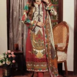 Gul Ahmed Unstitched Cambric Printed Shirt & Dupatta TCN-22006