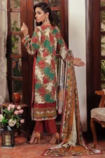 Gul Ahmed Unstitched Cambric Printed Shirt & Dupatta TCN-22006 - Image 2