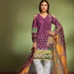 Gul Ahmed Unstitched Cambric Printed Shirt & Dupatta TCN-33 A