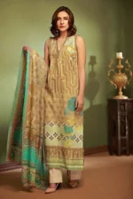 Gul Ahmed Unstitched Cambric Printed Shirt & Dupatta TCN-33 B