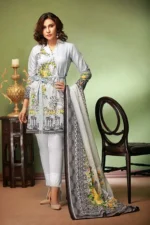 Gul Ahmed Unstitched Cambric Printed Shirt & Dupatta TCN-34 A