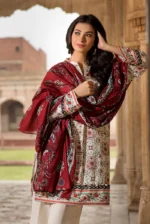 Gul Ahmed Unstitched Cambric Printed Shirt & Dupatta TCN-44 A
