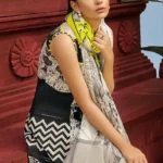 Gul Ahmed Unstitched Cambric Printed Shirt & Dupatta TCN-47 B