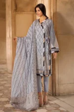 Gul Ahmed Unstitched Cambric Printed Shirt & Dupatta TCN-50