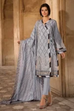 Gul Ahmed Unstitched Cambric Printed Shirt & Dupatta TCN-50 - Image 3
