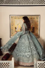 Gisele Sajni Wedding Collection Unstitched 3pc Suit D-03 RANI JEE - Image 2