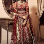 Gisele Sajni Wedding Collection Unstitched 3pc Suit D-09 RANI JEE