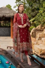 Charizma 3Pc Organza Embroidered Luxury Collection DD-03