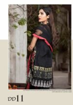 Charizma 3Pc Organza Embroidered Luxury Collection DD-11 - Image 2