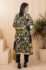 Gul Ahmed 3PC Unstitched Digital Printed Linen Suit LT-22018