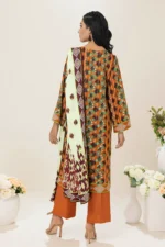 Gul Ahmed 3PC Unstitched Digital Printed Linen Suit LT-22036 A