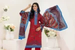 Gul Ahmed 3PC Linen Unstitched Printed Suit LT-22037 A