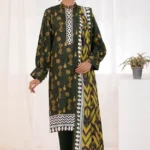 Gul Ahmed 3PC Linen Unstitched Printed Suit LT-22040 B