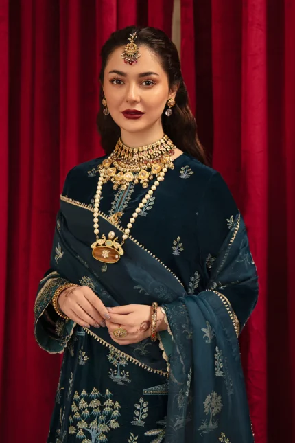 Afrozeh Luxury Velvet Collection D 03 NOR-E-JAN