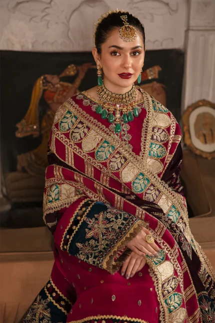Afrozeh Luxury Velvet Collection D 06 NAWAB BAI
