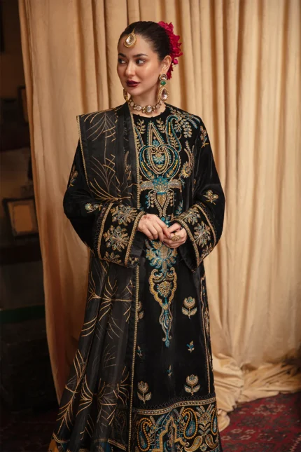 Afrozeh Luxury Velvet Collection D 07 SHEHRBANO
