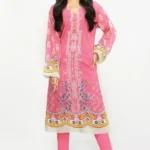AlKaram 2Pc Printed Lawn Suit SS 38.1 Pink