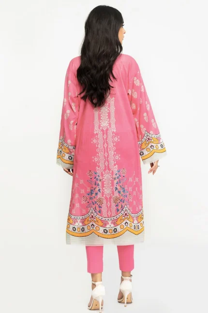 AlKaram 2Pc Printed Lawn Suit SS 38.1 Pink