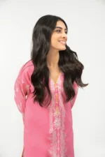 AlKaram 2Pc Printed Lawn Suit SS 38.1 Pink