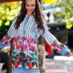 Gul Ahmed Unstitched 1PC Printed Cambric Shirt SCN-102