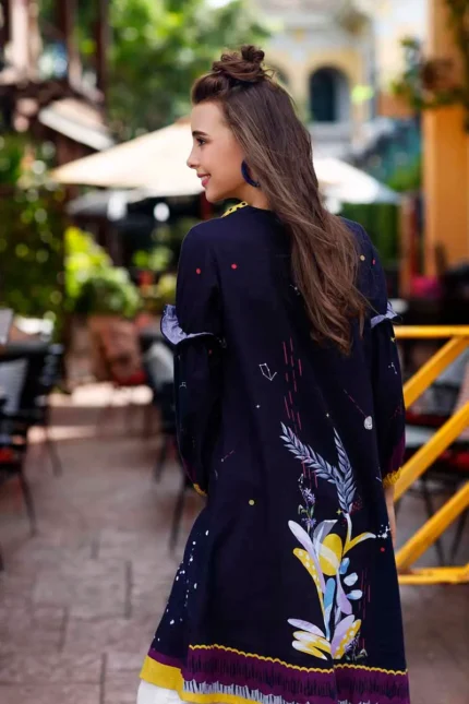 Gul Ahmed Unstitched 1PC Printed Cambric Shirt SCN-105