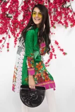 Gul Ahmed Unstitched 1PC Printed Cambric Shirt SCN-122