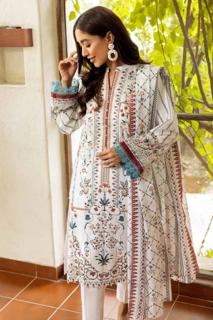 Gul Ahmed 3PC Unstitched Cotton Printed Suit CBN-22012