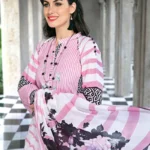 Gul Ahmed 3PC Unstitched Cotton Printed Suit CBN-55 B