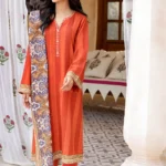 Gul Ahmed 3PC Unstitched Printed Khaddar Suit WR-22008