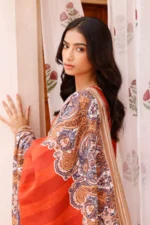 Gul Ahmed 3PC Unstitched Printed Khaddar Suit WR-22008
