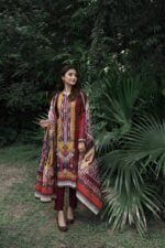 Gul Ahmed 3PC Unstitched Printed Khaddar Suit WR-22013