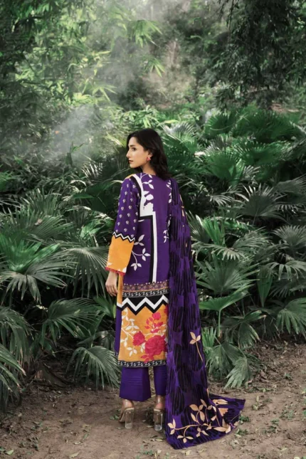 Gul Ahmed 3PC Unstitched Printed Khaddar Suit WR-22014