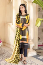 Gul Ahmed 3PC Unstitched Printed Khaddar Suit WR-22016