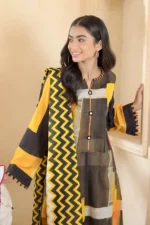 Gul Ahmed 3PC Unstitched Printed Khaddar Suit WR-22016