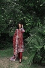 Gul Ahmed 3PC Unstitched Printed Khaddar Suit WR-22028