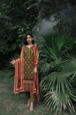 Gul Ahmed 3PC Unstitched Printed Khaddar Suit WR-22039