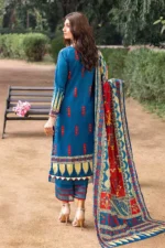 Gul Ahmed 3PC Khaddar Unstitched Printed Suit K-22039 B
