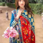 Gul Ahmed 3PC Khaddar Unstitched Printed Suit K-22039 B