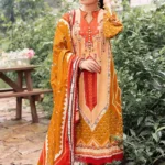 Gul Ahmed 3PC Khaddar Unstitched Printed Suit K-22040 A