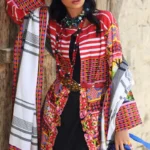 Gul Ahmed 3PC Digital Printed Khaddar Shirt with Digital Printed Trouser K-67