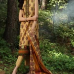 Gul Ahmed 2PC Unstitched Digital Printed Khaddar Suit TK-12010 B