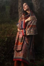 Gul Ahmed 2PC Unstitched Digital Printed Khaddar Suit TK-12011 B - Image 3