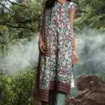 Gul Ahmed 2PC Unstitched Digital Printed Khaddar Suit TK-12012 A