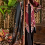 Gul Ahmed 2PC Unstitched Embroidered Khaddar Suit with Printed Khaddar Dupatta TK-23