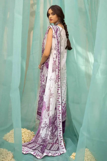 Gul Ahmed 3PC Unstitched Denting Lawn Printed Suit DN-22091-3