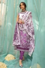 Gul Ahmed 3PC Unstitched Denting Lawn Printed Suit DN-22091