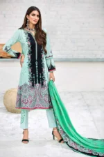 Gul Ahmed 3PC Unstitched Cotton Embroidered Suit CBE-94