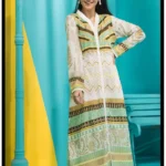 Gul Ahmed Unstitched 1PC Embroidered Cambric Shirt SCE-110 B